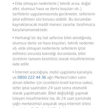 İDO İptal Sefer İadesi