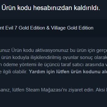 Razer Gold & Silver Aldığım Oyun Anahtarı Steam Tarafından Hesabımdan Kaldırıldı