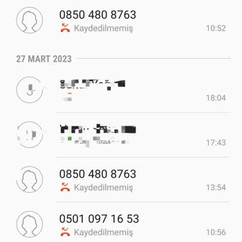 Bilinmeyen Numaralar Beni Sürekli Arıyor