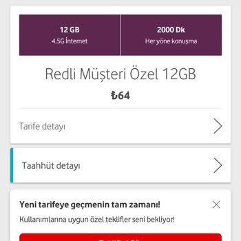 Vodafone Tarife Hattı Aramasında Yaşanan İlginçlikler