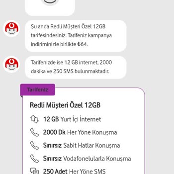 Vodafone Tarife Hattı Aramasında Yaşanan İlginçlikler