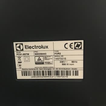 Electrolux Süpürge Aparatının Üretici Hatası