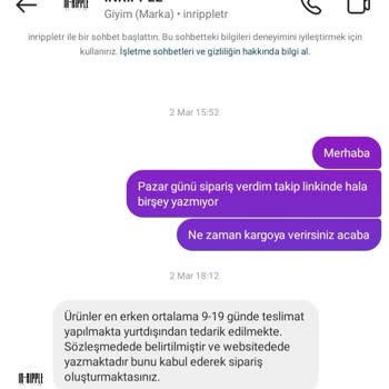 In-ripple 1 Aydan Fazladır Gelmeyen Ürün