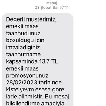 TEB Emekli Maaş Blokemi Kaldırmıyor