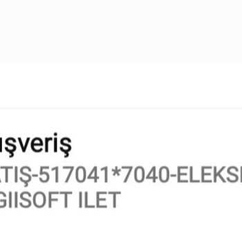 Elekse Ödeme Kuruluşu İnternet Hesabımdan 191,69 TL Çekmiş