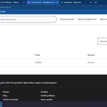 Udemy Parama El Koydu.!