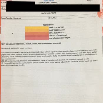 Balıkesir Pilot Garage Raporda Yazılan Gerçeği Beyan Etmiyor