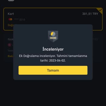 Binance Kripto Alım Satımı