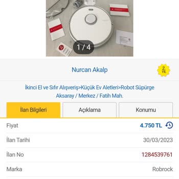 Sahibinden Param Gitti Ürün Yok