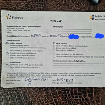 Enerya Denizli Enerya Hatasının Bana Zararı.