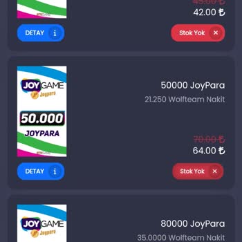 Joypara BTKGame Tutarsızlığı