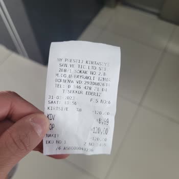 NY Prestij Kırtasiye  2 CD 120 Lira Haksız Kazanç