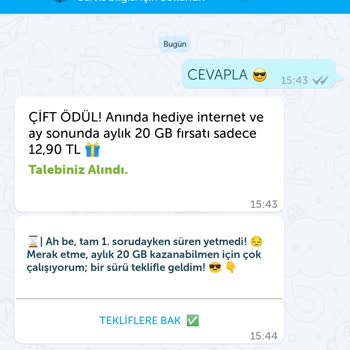 BİP - Kim 20 GB İster? Süreniz Yetmedi