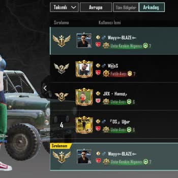 PUBG Mobile Sıralama Sorunu