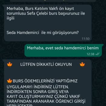 Burs Katılım Vakfı Burs Katilim Vakfı Şikayet