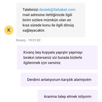 Sahabet 7000 TL Mi Vermiyor