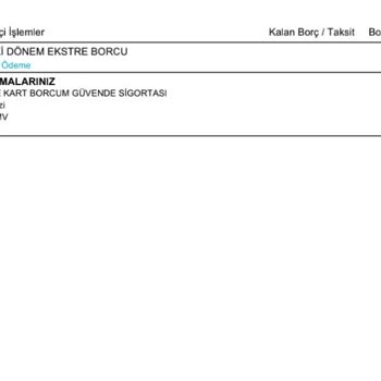 Denizbank&Metlife Kart Borcum Güvende Sigortası İle Haksız Para Alıyor