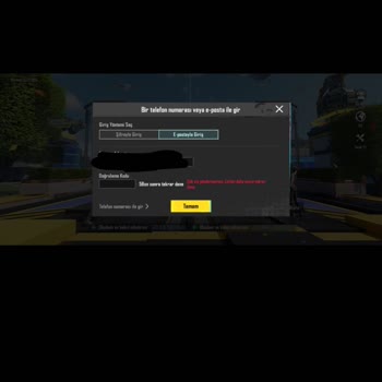 PUBG (Pubgmobile.com) Hesabıma Giriş Yapamıyorum