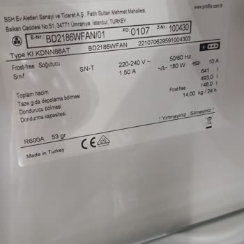 Profilo Buzdolabı Darbeli Görünüm