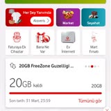Vodafone Durduk Yere Aşım Paketi Yükledi
