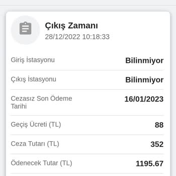 Kuzey Marmara Otoyolu Bilgilendirme Olmadan Ceza Katlanması