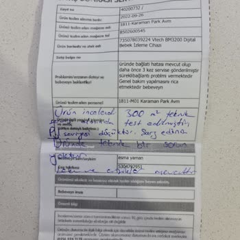 ebebek Karaman Park AVM Vtech BM 3200 Bebek Kamerası