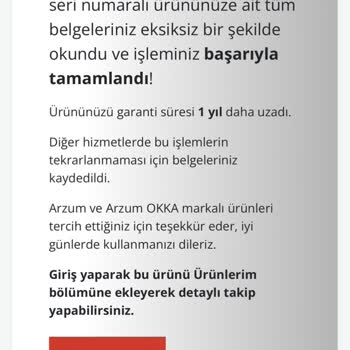 Daha Sıfır Ürün Arzum 1042 Prostick Blender Arızası