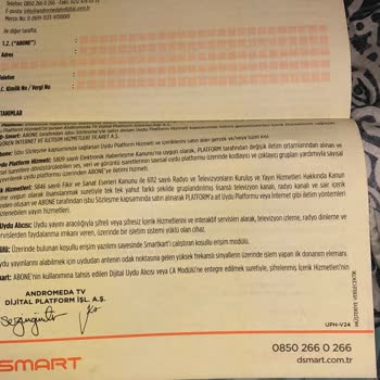 D-Smart D Smart TV İptal İşlemi Yapmıyor