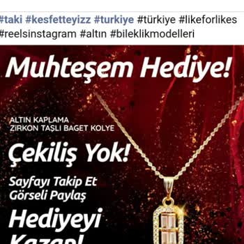 Facebook Takı Getir Bedava Kolye Kampanyası