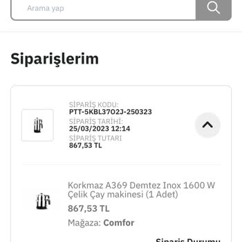 Epttavm Satıcısı Comfor Şikayetim Var