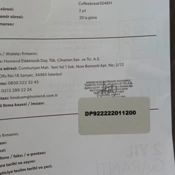 Homend Servis Kırık Ürün Gönderdi