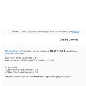 Elfbar.com Elfbar Elektronik Yanlış Ürünler!