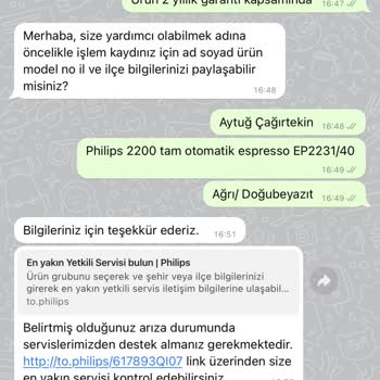 Philips Ev Aletleri Philips Yetkili Servis Sorumsuzluğu