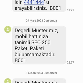 Bimcell İptal Mesajı Sonrası İptal Edildi Diye Mesaj Geldi Ama İptal Yok!