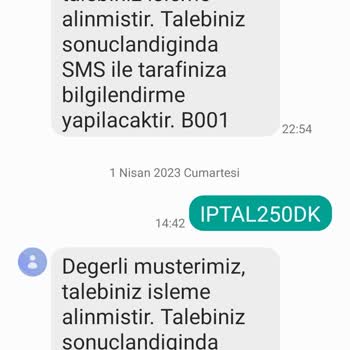 Bimcell İptal Mesajı Sonrası İptal Edildi Diye Mesaj Geldi Ama İptal Yok!