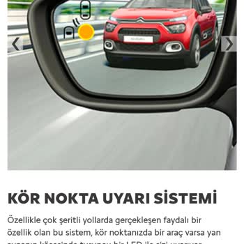 Citroen C3 2023 Shine Eksik Donanım