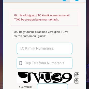 Halkbank TOKİ İadesini Yapmıyor T. C. No Yoktur Demektedir.