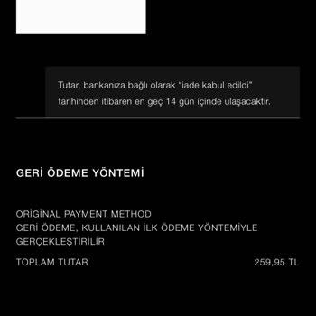 Zara Ücret İadesini 3 Haftadır Yapmıyor