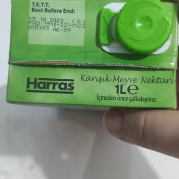 Harras Meyve Suyundaki Rahatsız Edici Parçacıklar