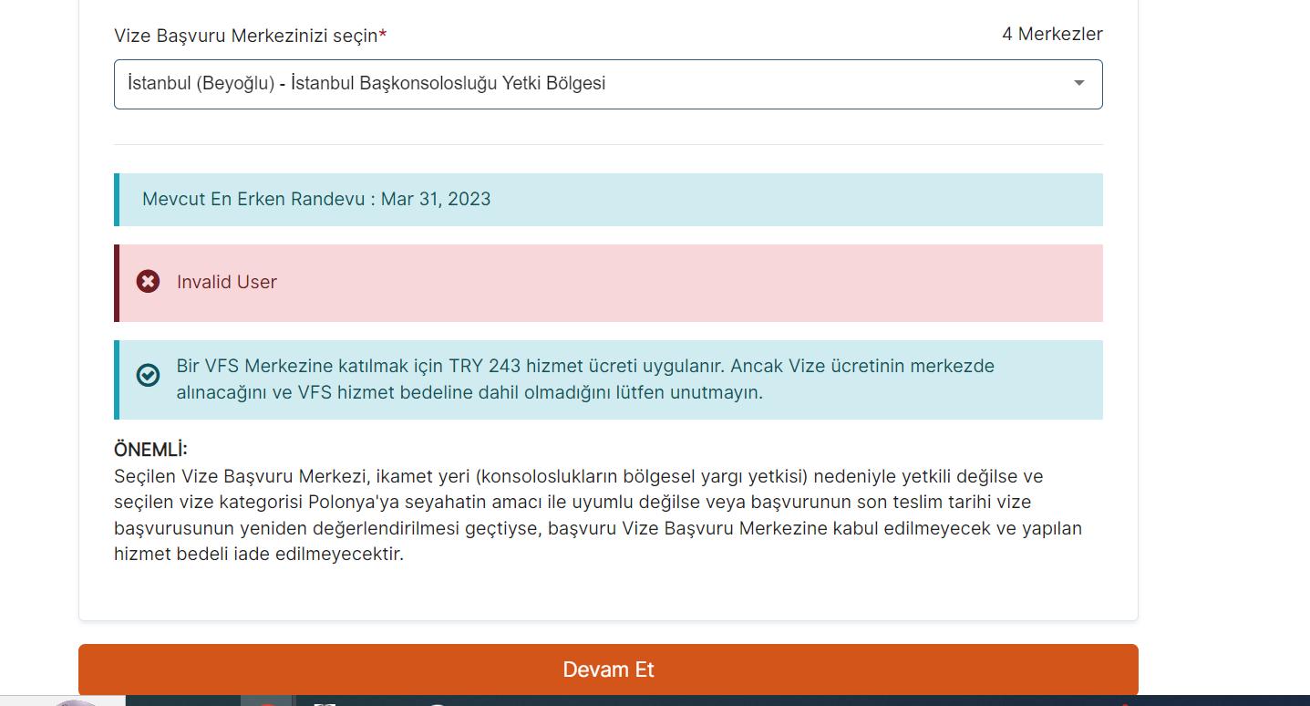VFS Global Polonya Çalışma Vizesi Mağduriyeti! - Şikayetvar