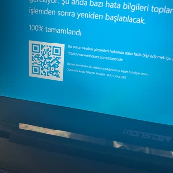 Monster Mavi Ekran Hatası