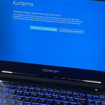 Monster Mavi Ekran Hatası