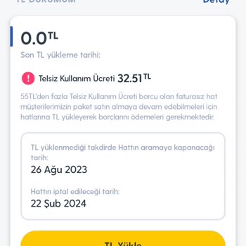 Turkcell Kullanmadığım Ayin Telsiz Kullanım Ücretini Neden Kesiyor