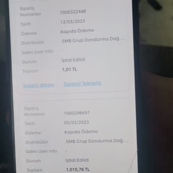 Algida Dondurma Firması Smb Grup Sorun Yaşama