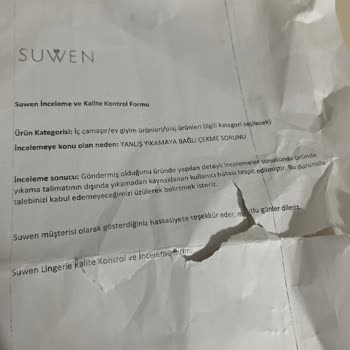 Suwen'i Kınıyorum! İnceleme Yapılmıyor!