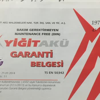 Yiğit Akü Aldım Mağdur Oldum