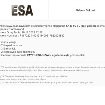 Esa Dizayn Ücret İadesi Kesinlikle Yapmıyorlar!