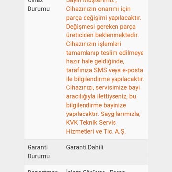 Vatan Bilgisayar Garantili Cihazı Değiştirmiyor