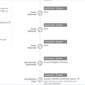 MNG Kargo Sipariş Dağıtıma Çıkarılmadan Geri İade Edildi