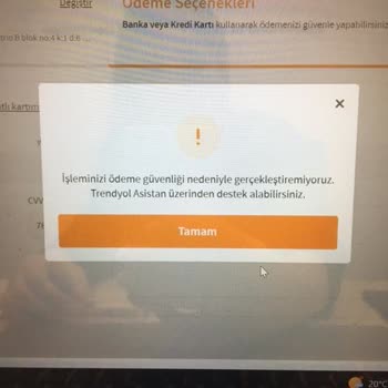 Trendyol Kredi Kartım İle Alışveriş Yapamıyorum. Ödeme Hatası Alıyorum